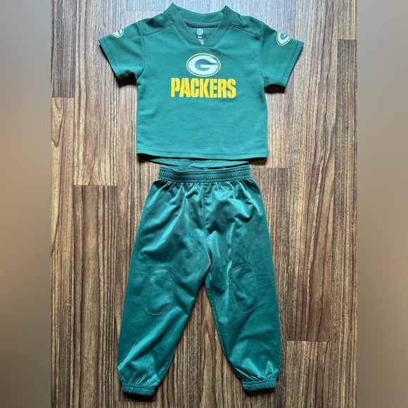 NFL Other - 24m Green Bay Packers jersey and pants outfit.